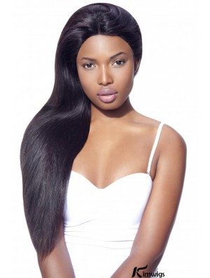 Black Long Straight Lace Frontals