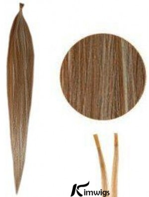 Brown Straight Stick/I Tip Hair Extensions