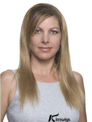 Straight 100% Hand-tied Blonde New Long Wigs