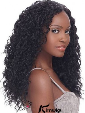 Flexibility 18 inch Long Kinky Wigs For Black Women