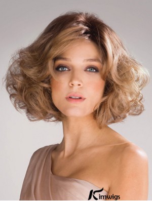 Wavy Layered 10 inch Blonde Exquisite Synthetic Wigs