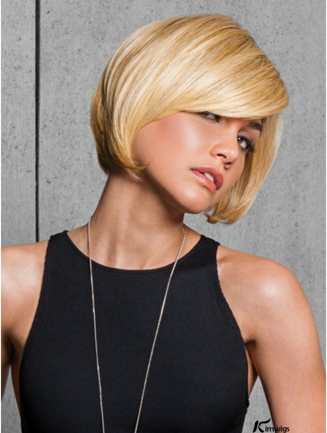 10 Inch Chin Length Capless Copper Wig Bob 